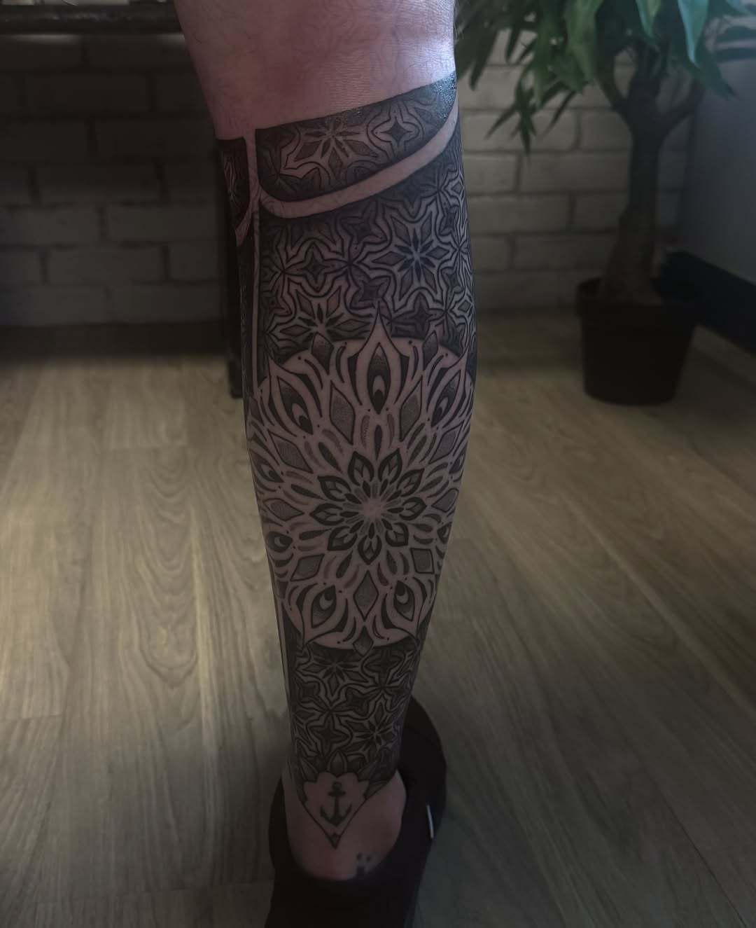 Tattoo by @stephtattoos_ — geometric, dotwork