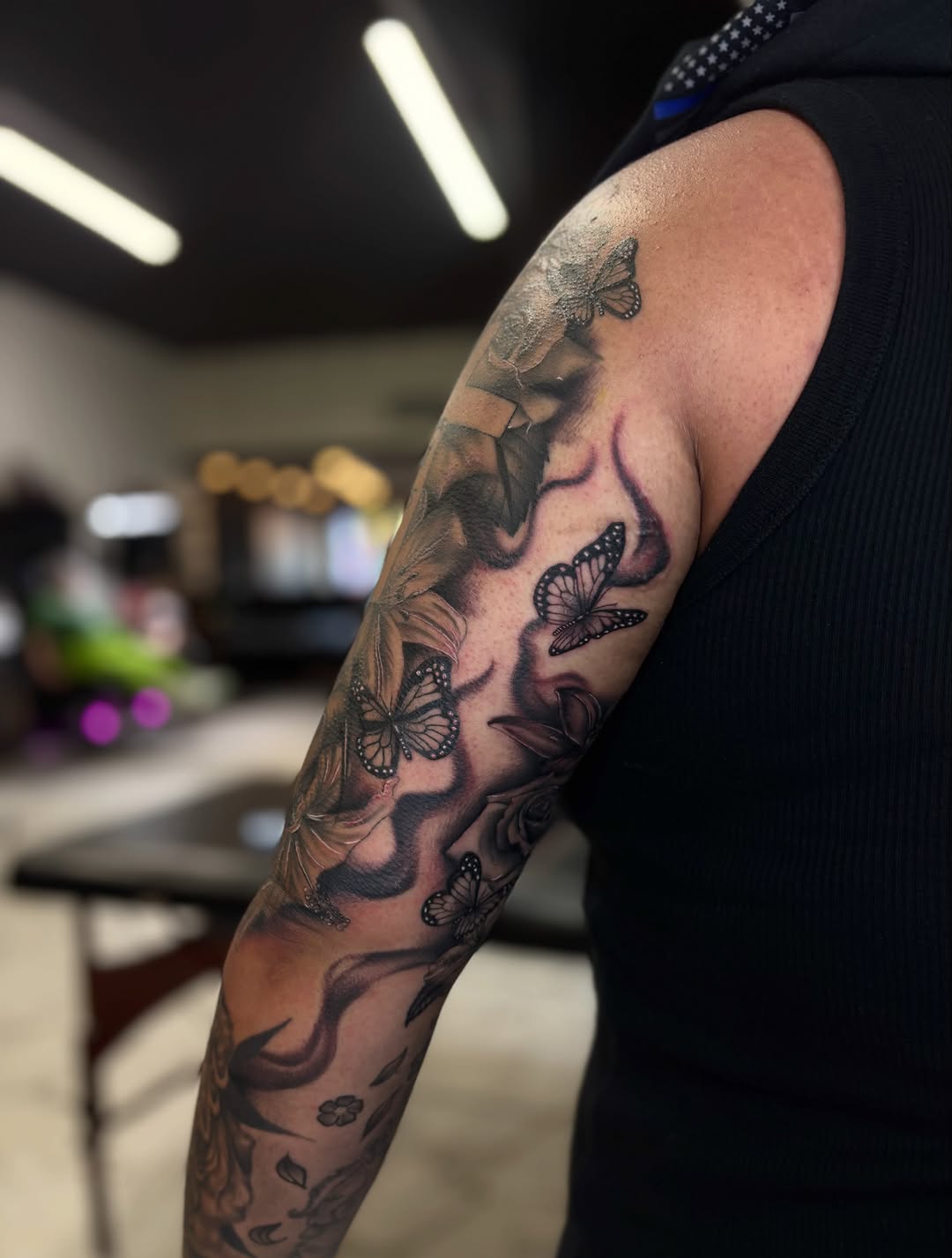 Tattoo by @venuss.inks — black_and_grey, realism