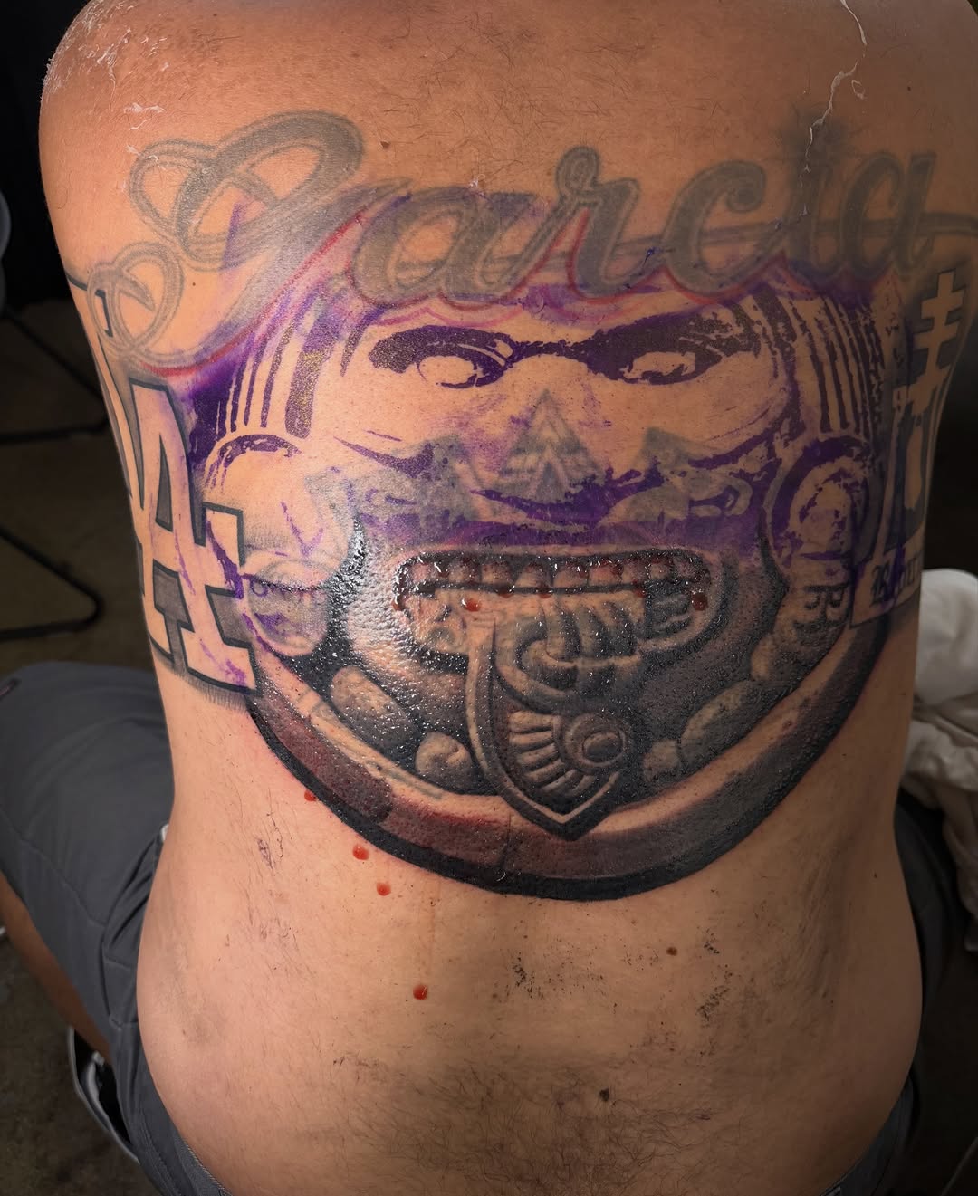 Tattoo by @tat2one β black_and_grey, realism