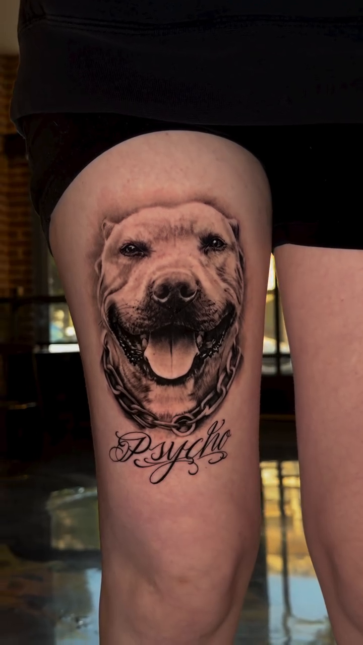 Tattoo by @anheartistxo — realism, black_and_grey