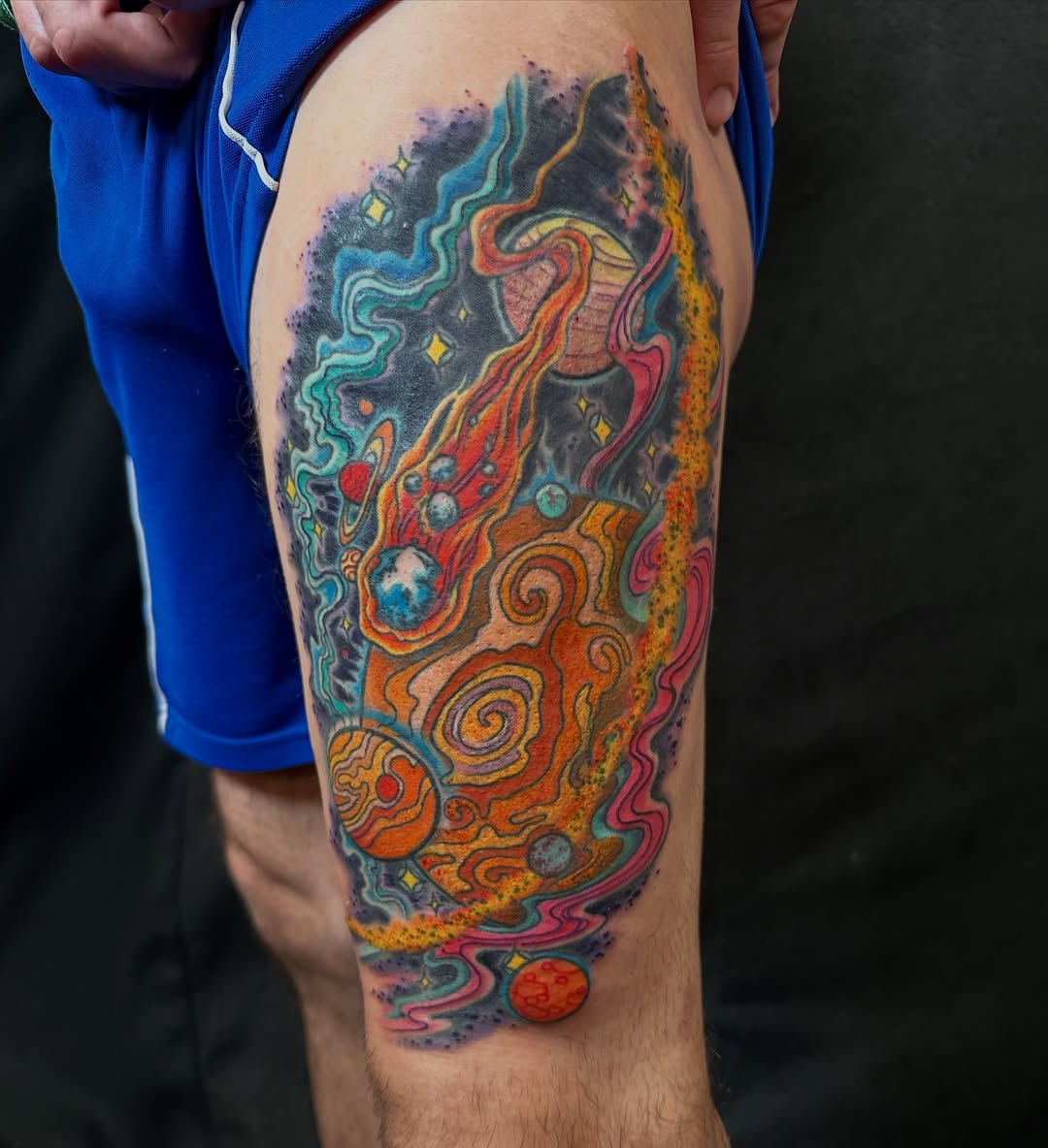 Tattoo by @electricunicorn — new_school, illustrative