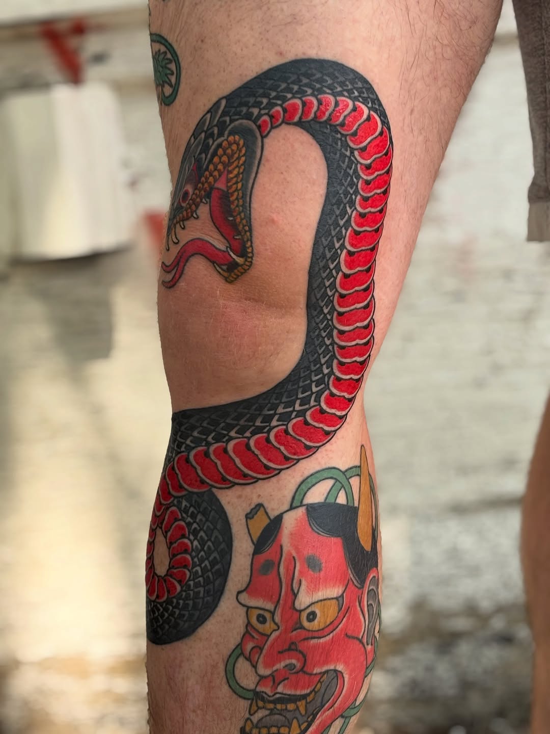 Tattoo by @mikemactattoo — american_traditional, japanese_irezumi