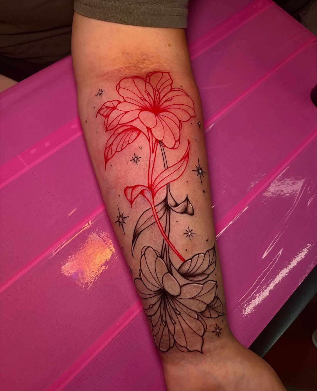 Tattoo by @monet_inks — fine_line, black_and_grey