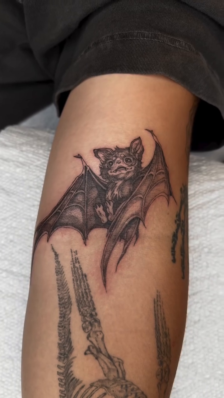 Tattoo by @deadgirlnextdoor — dark_realism, black_and_grey