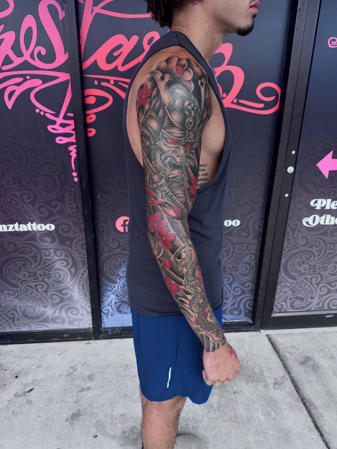 Tattoo by @colby_tattoos — japanese_irezumi, black_and_grey
