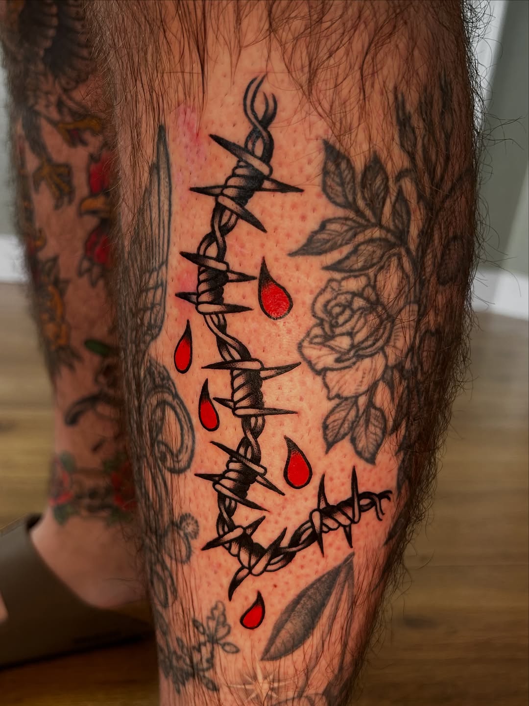 Tattoo by @elijah.breon — american_traditional, black_and_grey