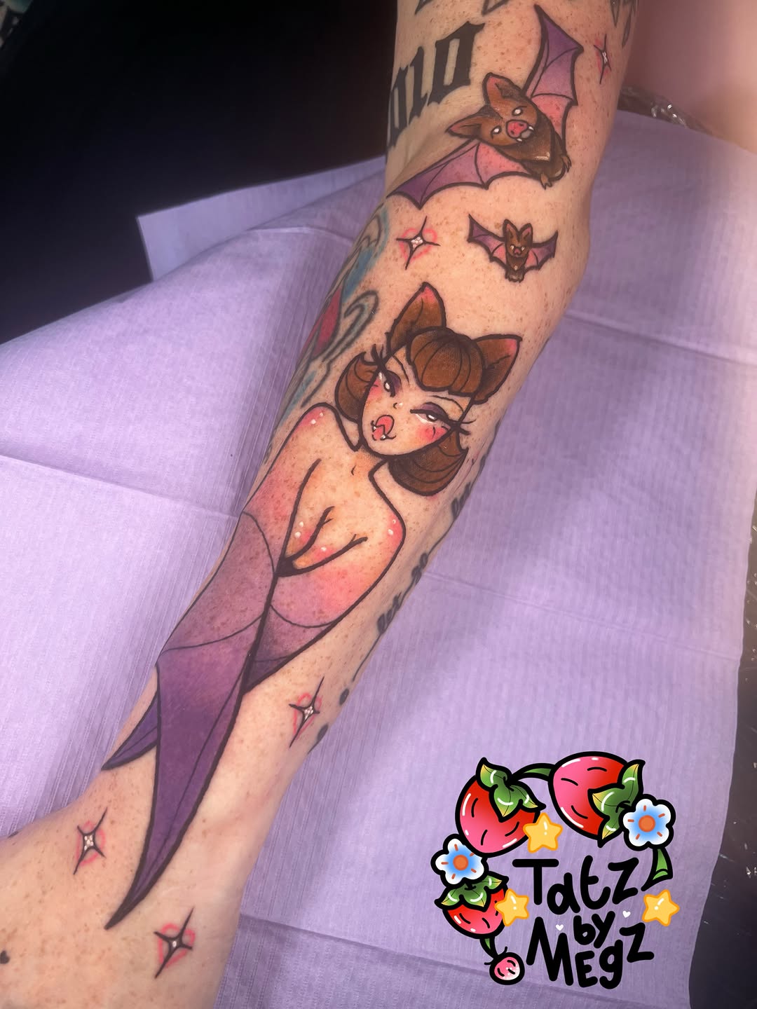 Tattoo by @tatzbymegz β neo_traditional, new_school