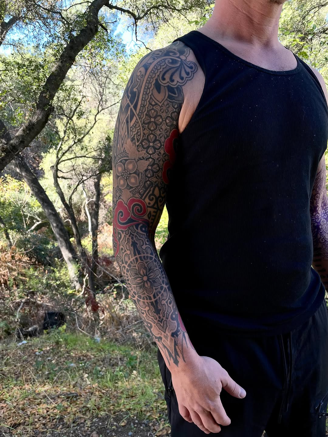 Tattoo by @iamnicholasblack — black_and_grey, ornamental