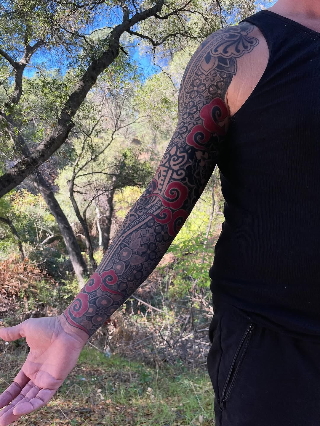 Tattoo by @iamnicholasblack — japanese_irezumi, blackwork