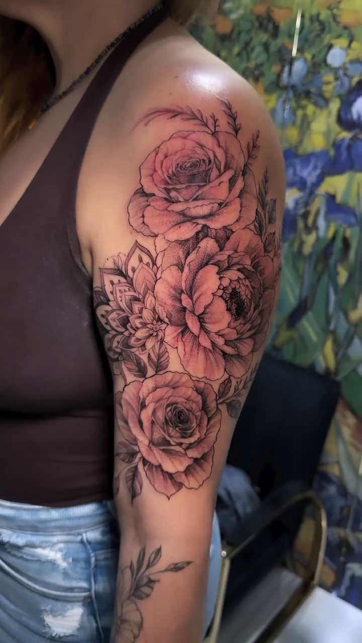 Tattoo by @eyiarttattoo — realism, black_and_grey