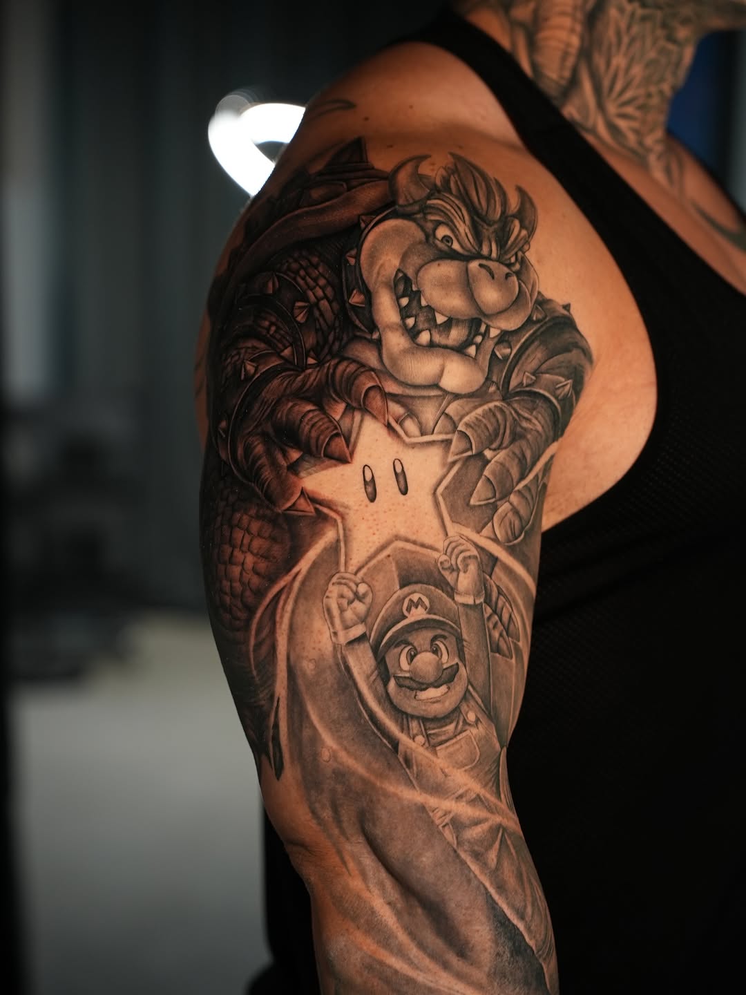 Tattoo by @badvibestattoos — realism, black_and_grey