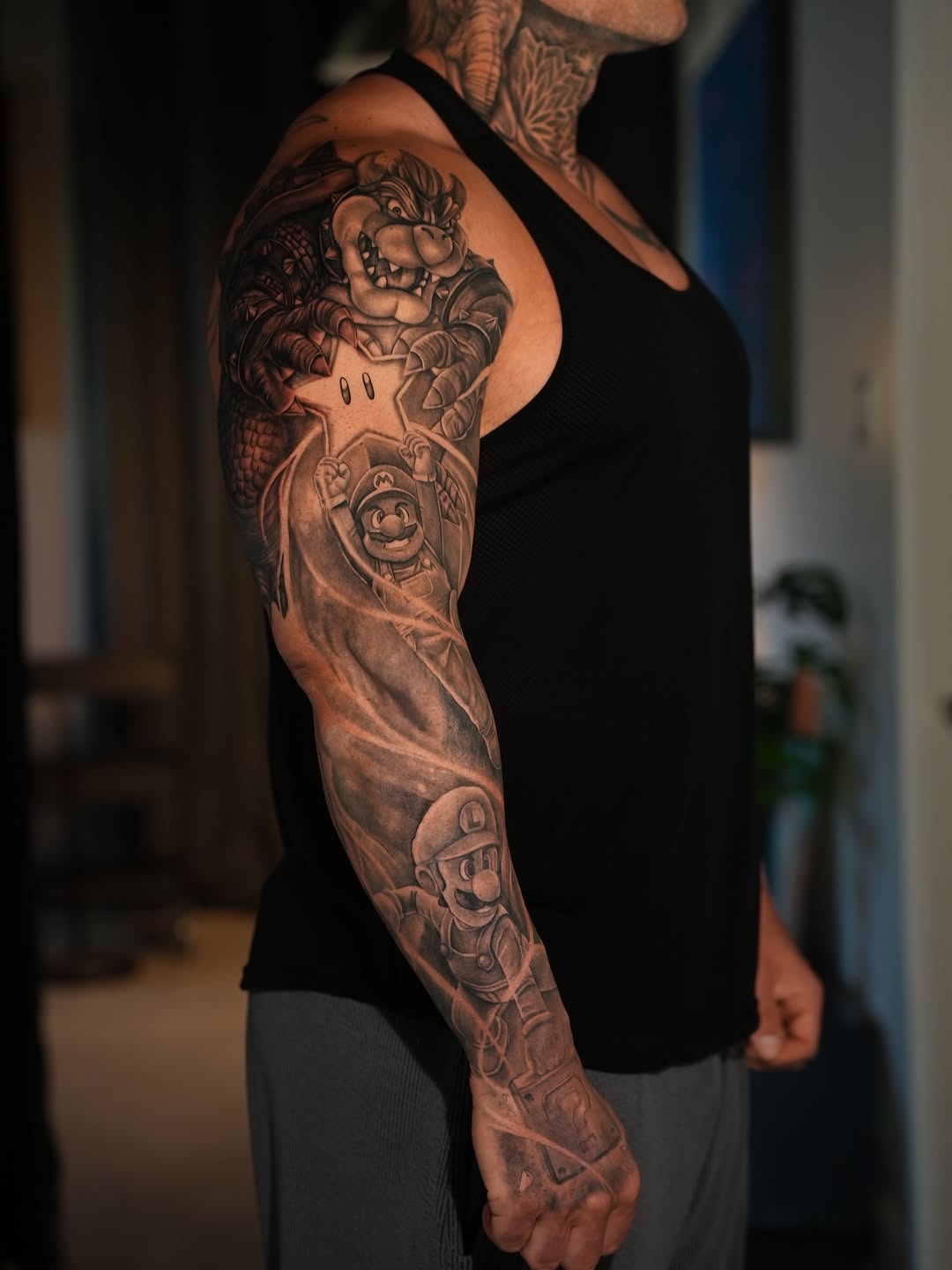 Tattoo by @badvibestattoos — realism, black_and_grey