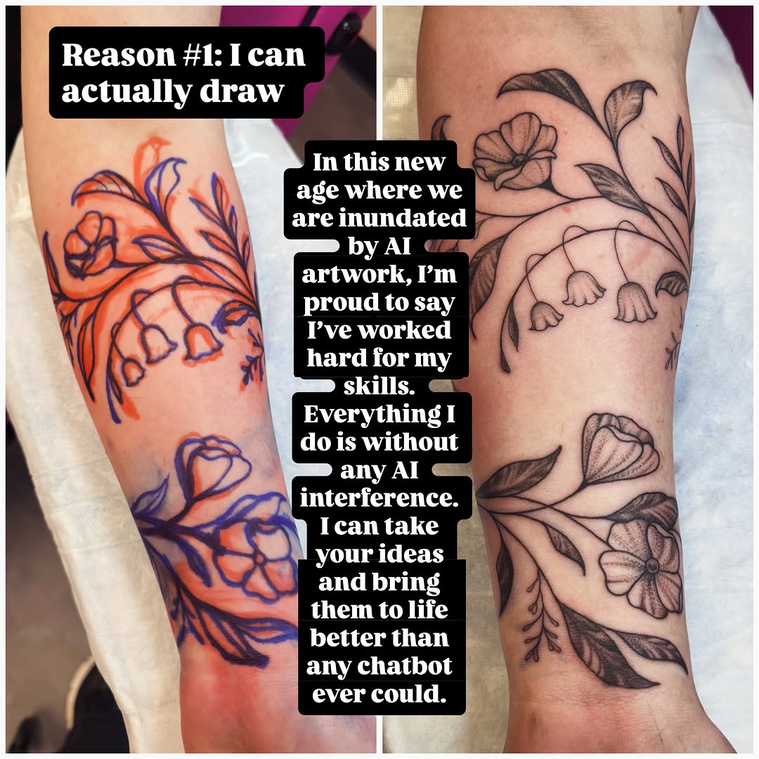 Tattoo by @caitlynntattoos โ fine_line, black_and_grey