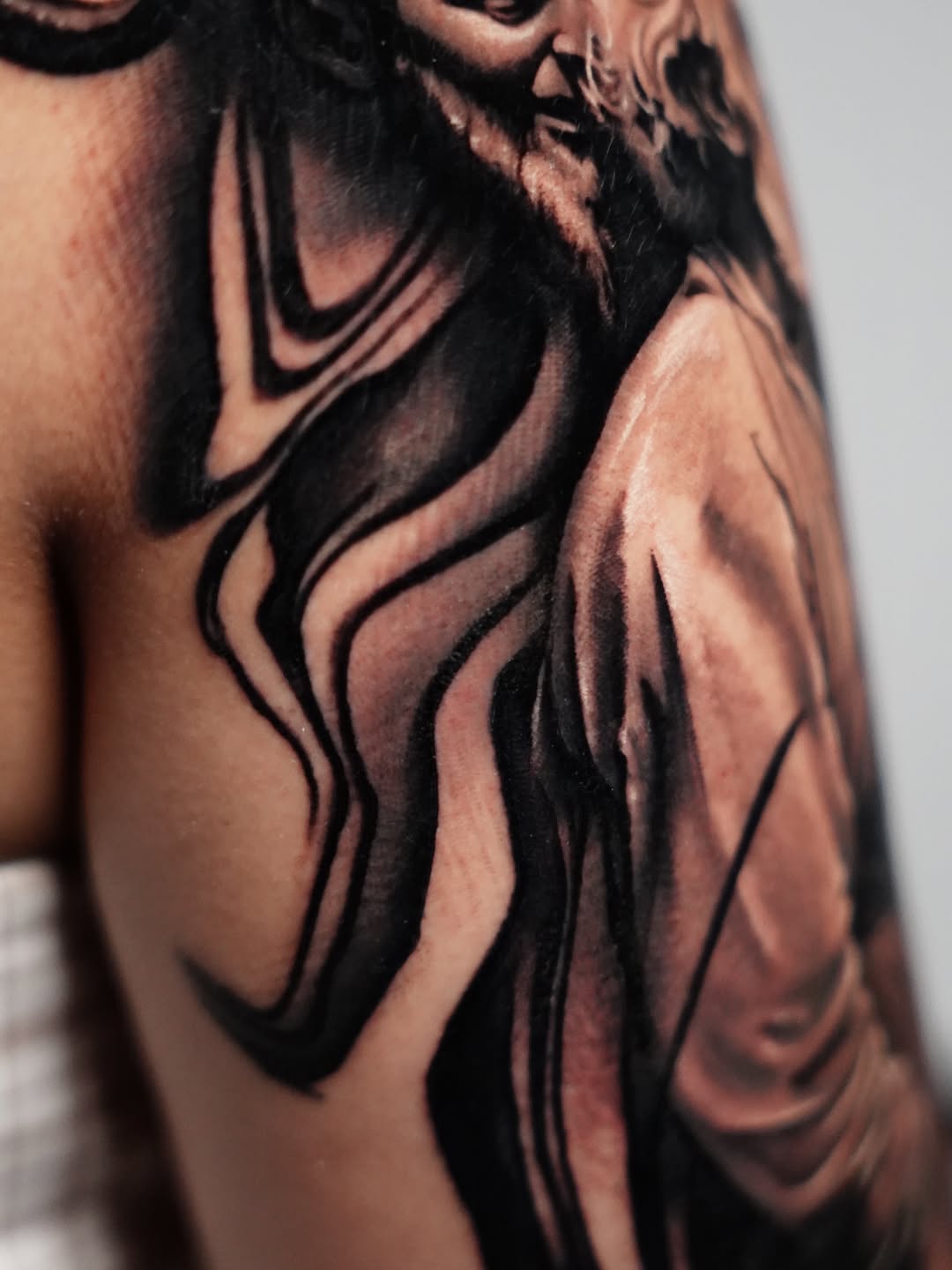 Tattoo by @jawbreakerjeremy — realism, black_and_grey