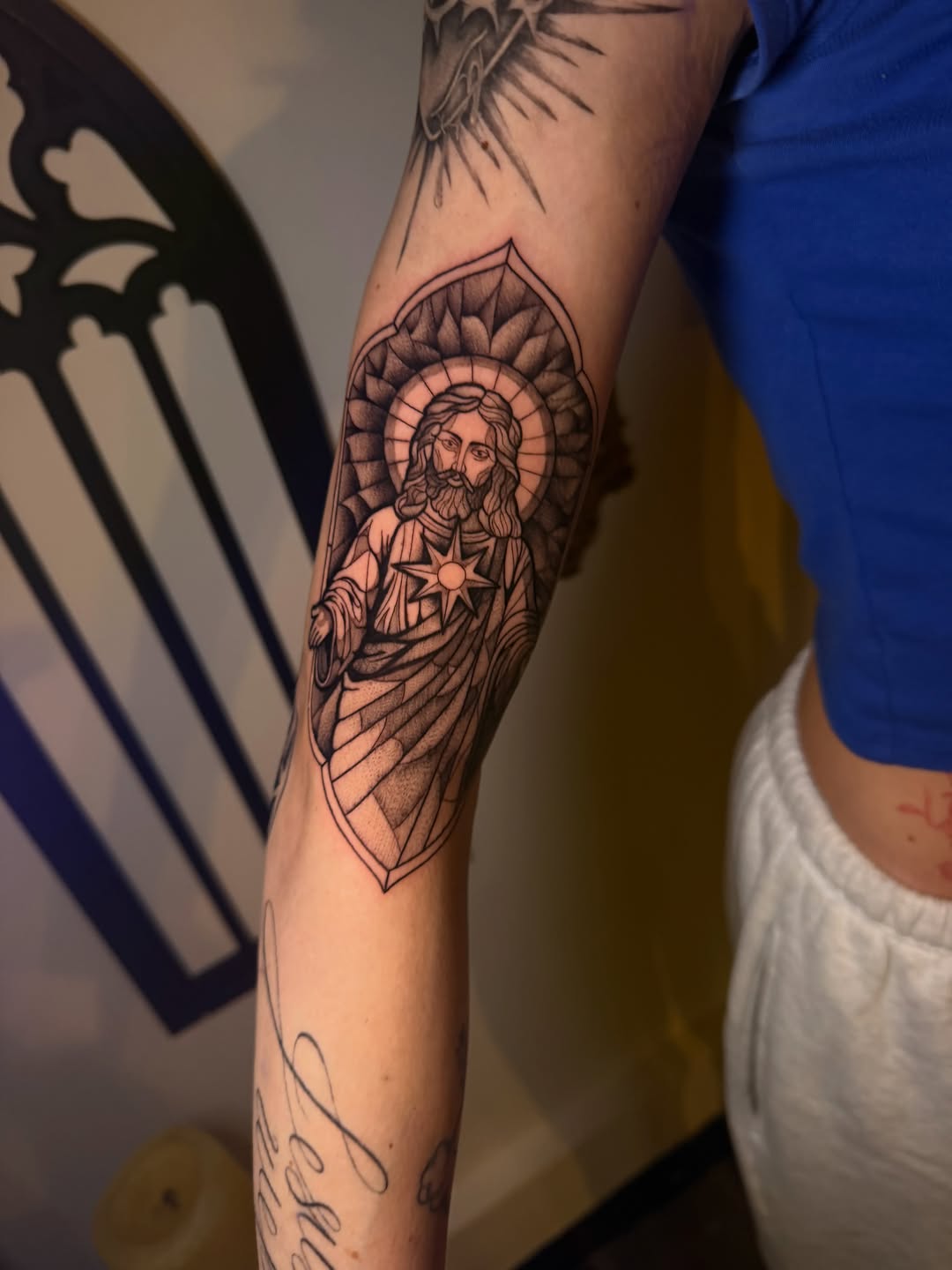 Tattoo by @ava_defalco — black_and_grey, realism