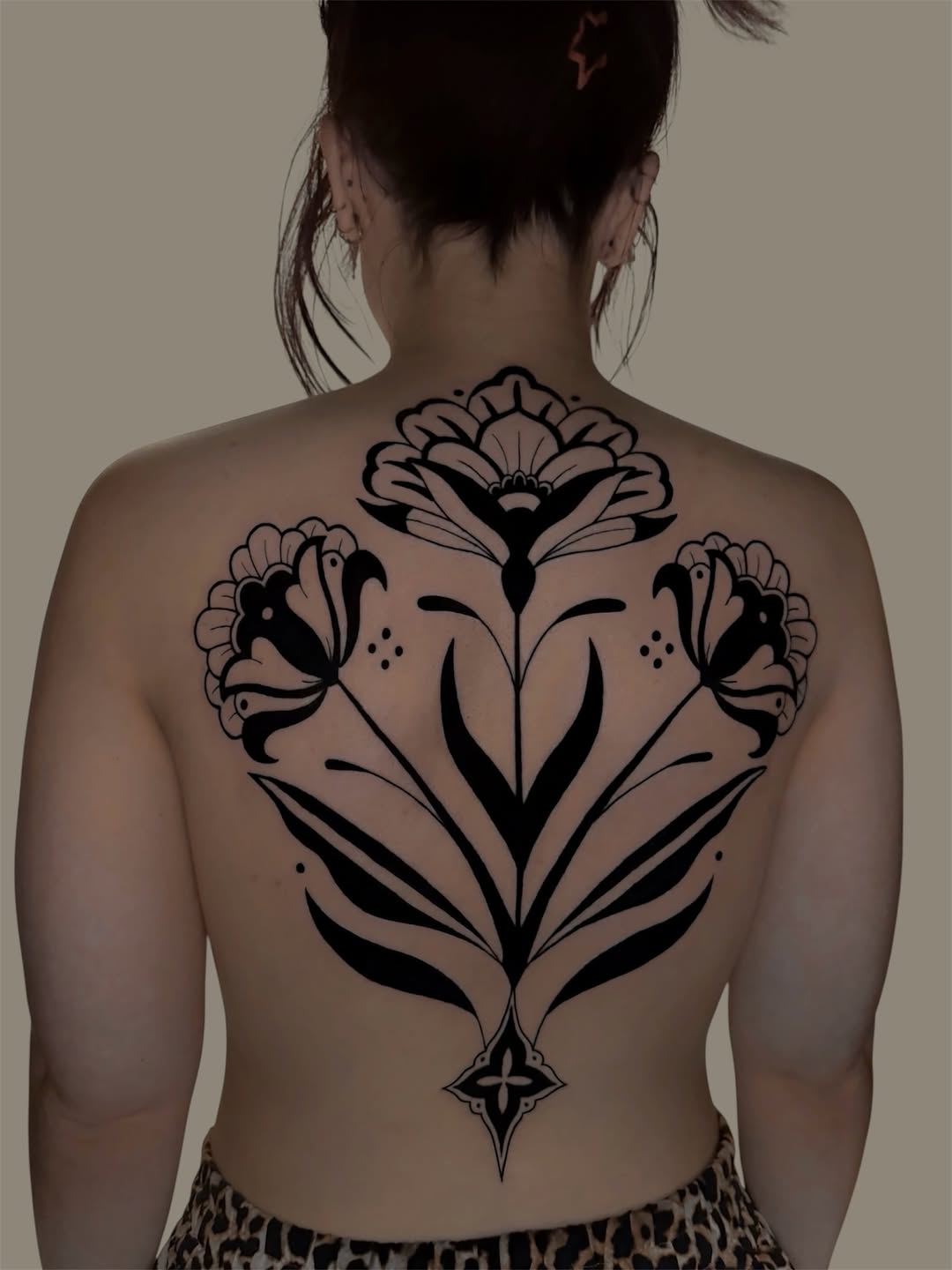 Tattoo by @inagaki.ink — blackwork, ornamental