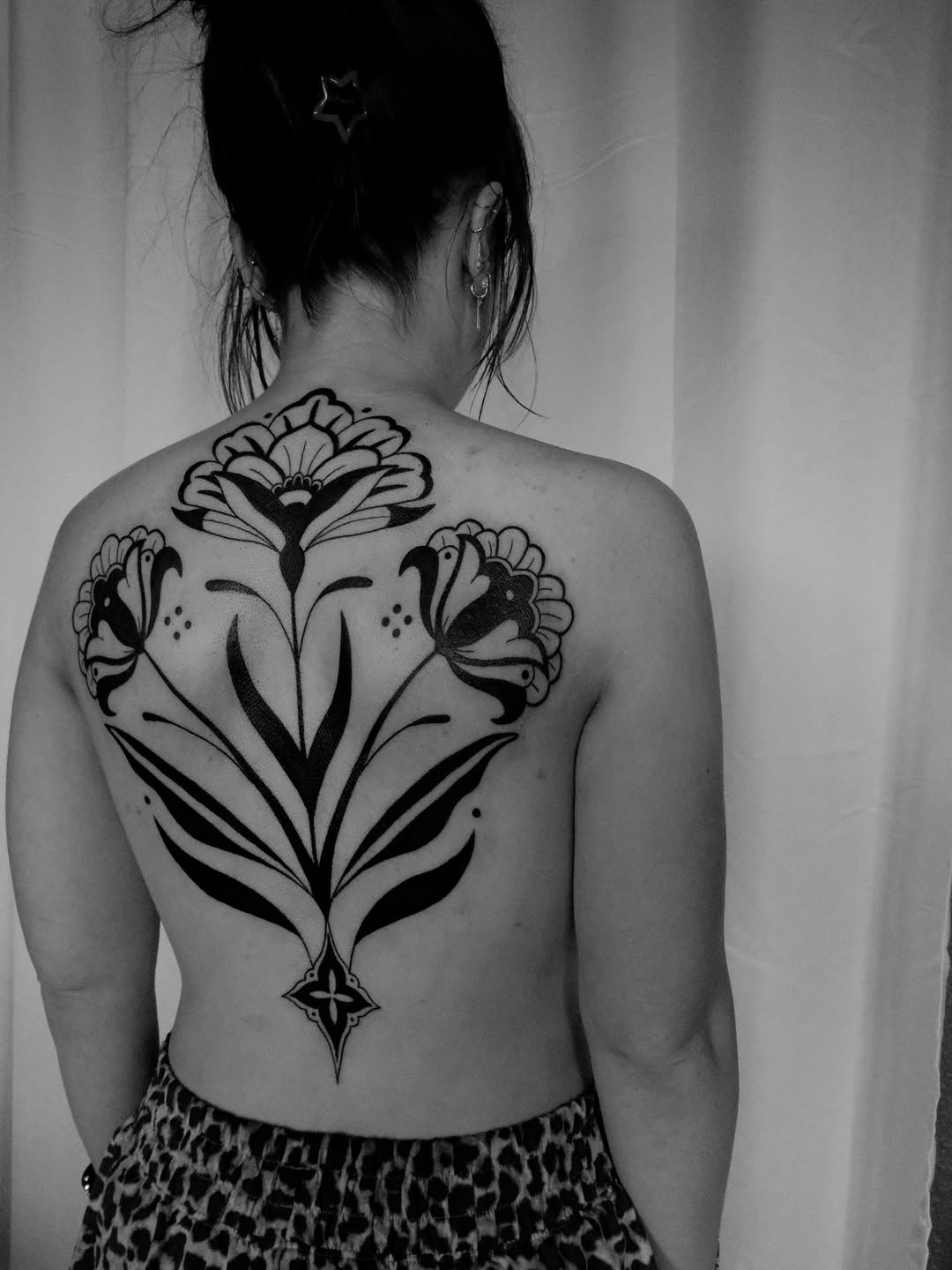 Tattoo by @inagaki.ink — blackwork, ornamental