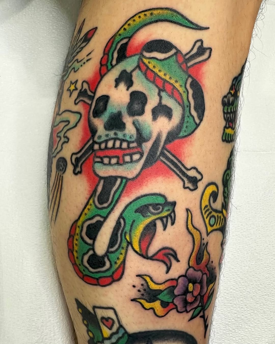 Tattoo by @daviddevaney_ — american_traditional
