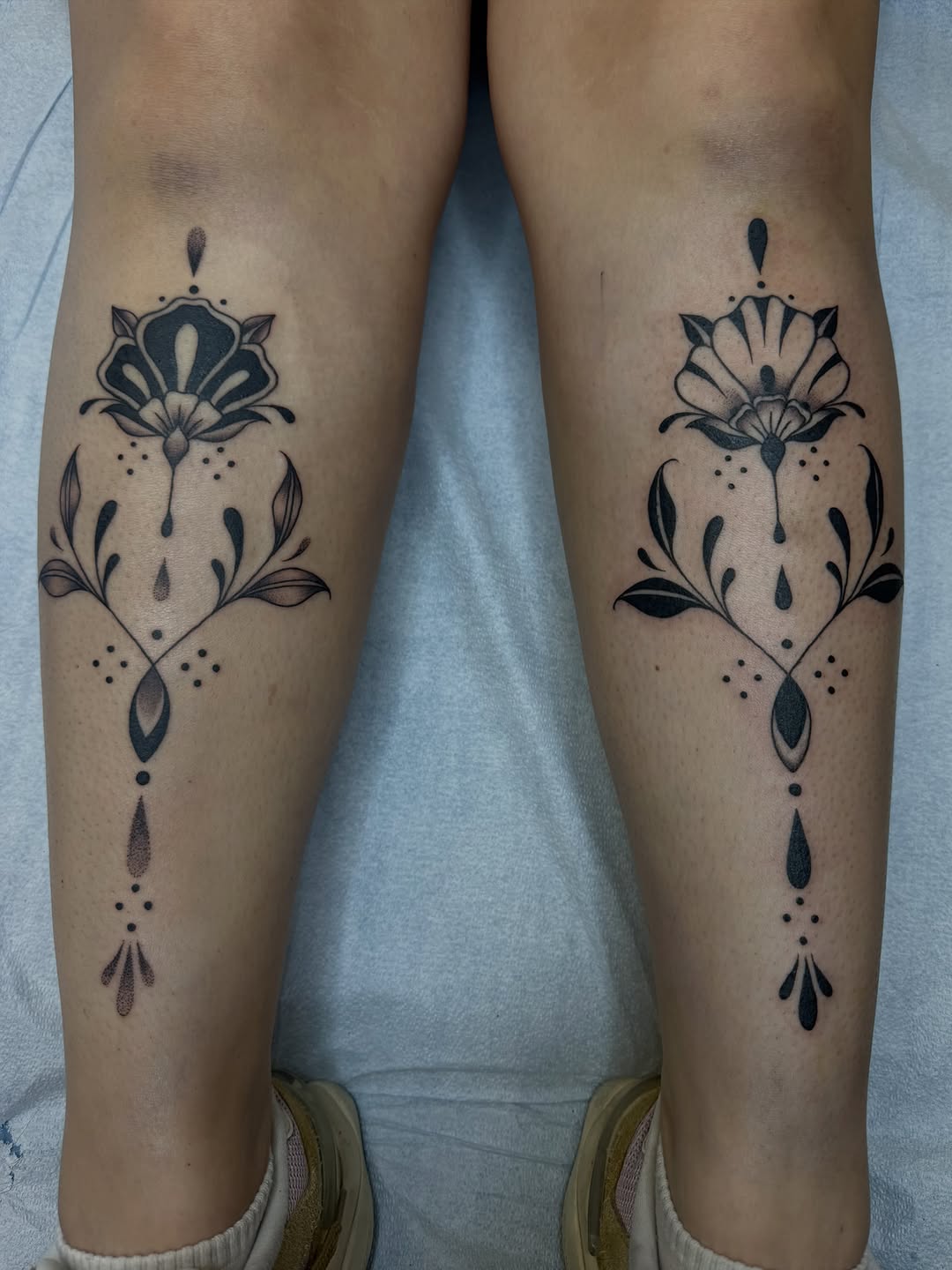 Tattoo by @elliemac.tattoos — ornamental, dotwork