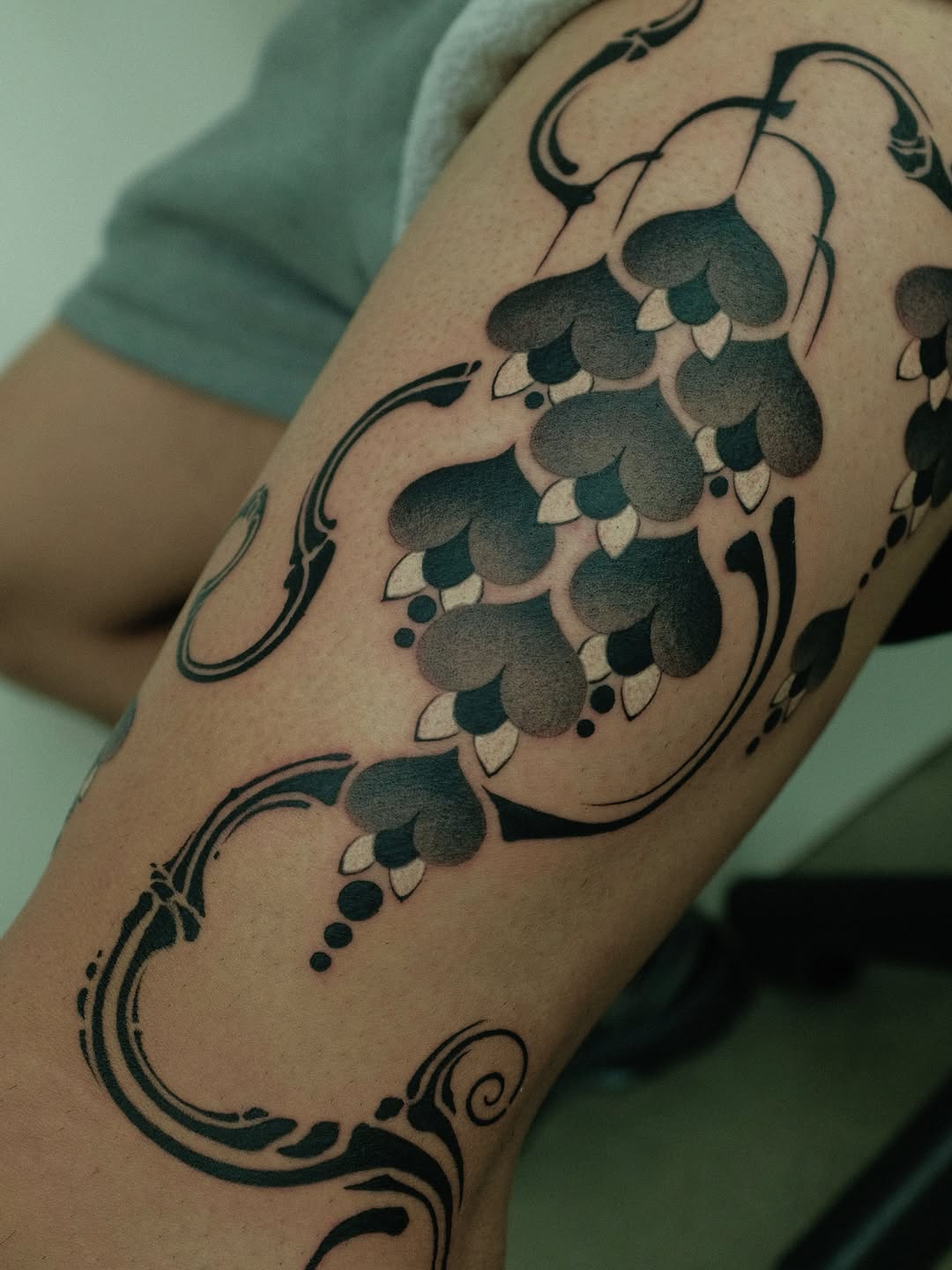 Tattoo by @xiaolun_tatt — blackwork, ornamental