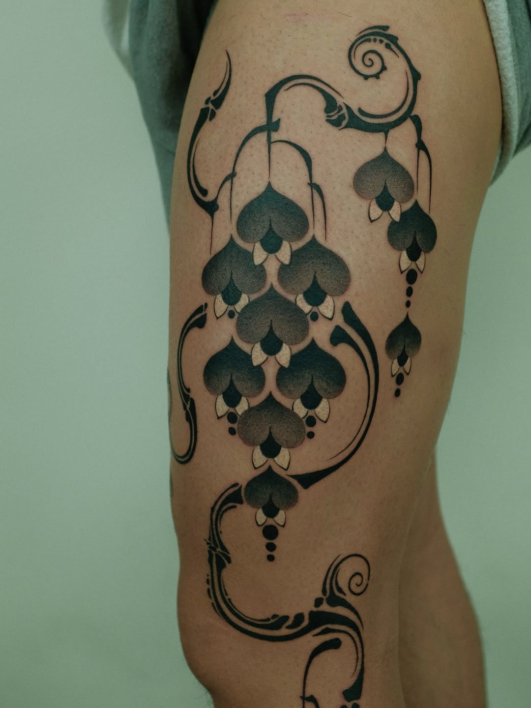 Tattoo by @xiaolun_tatt — blackwork, ornamental