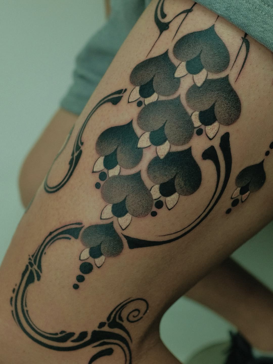 Tattoo by @xiaolun_tatt — blackwork, ornamental