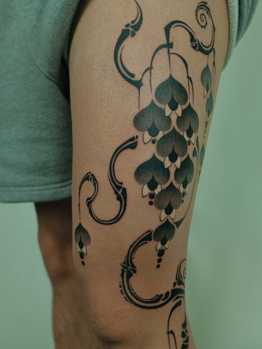 Tattoo by @xiaolun_tatt — blackwork, ornamental