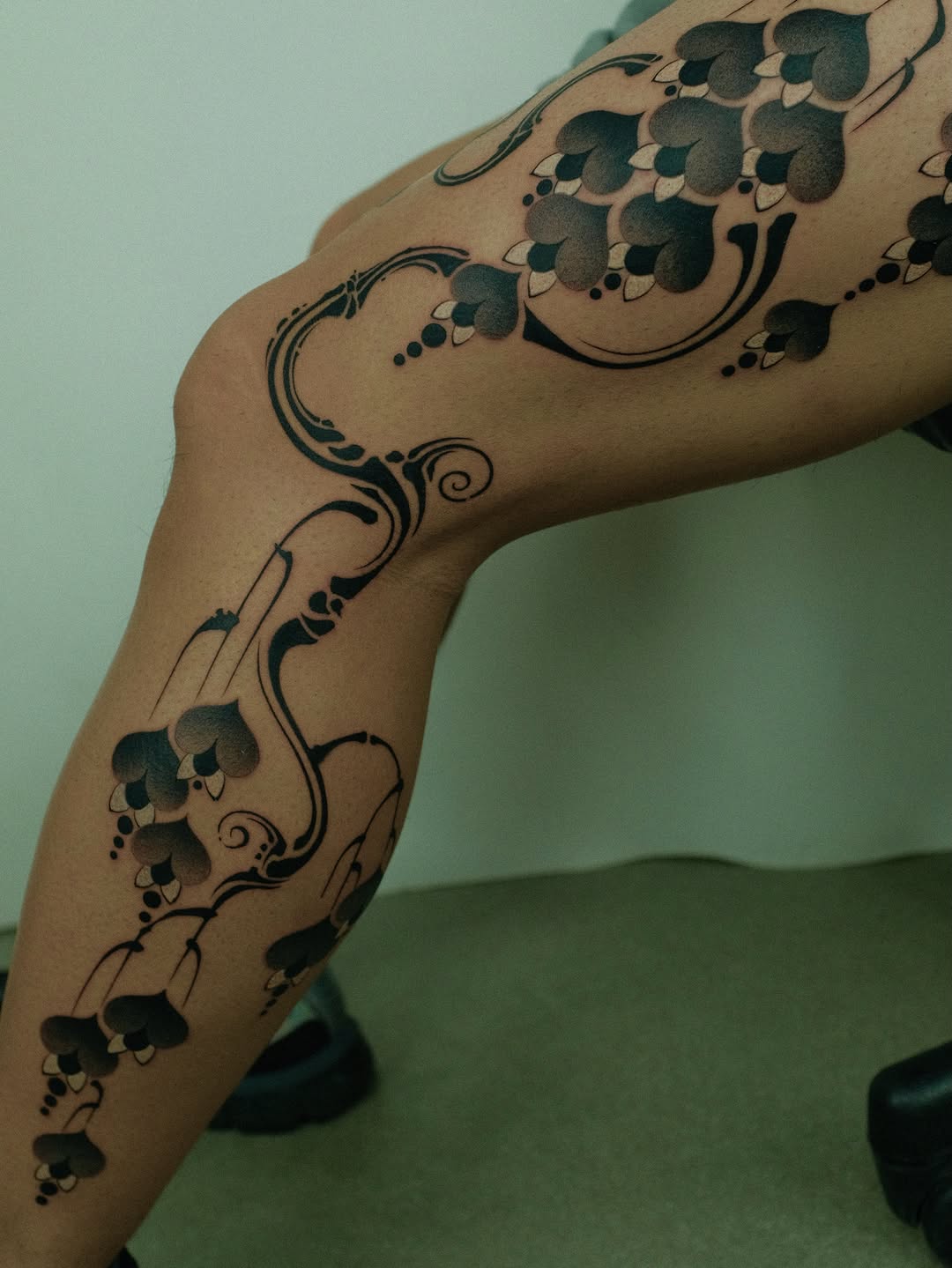 Tattoo by @xiaolun_tatt — blackwork, ornamental