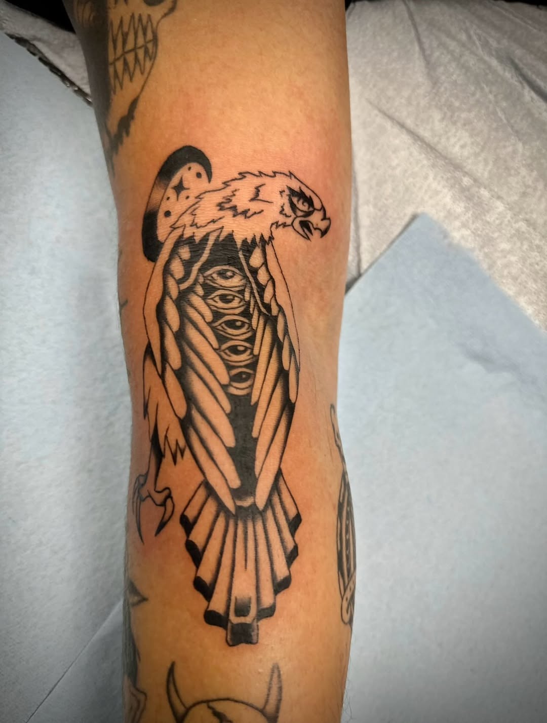 Tattoo by @rorysboring โ black_and_grey, dark_realism