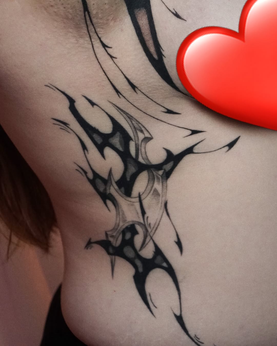 Tattoo by @gremlin.tats β blackwork, tribal