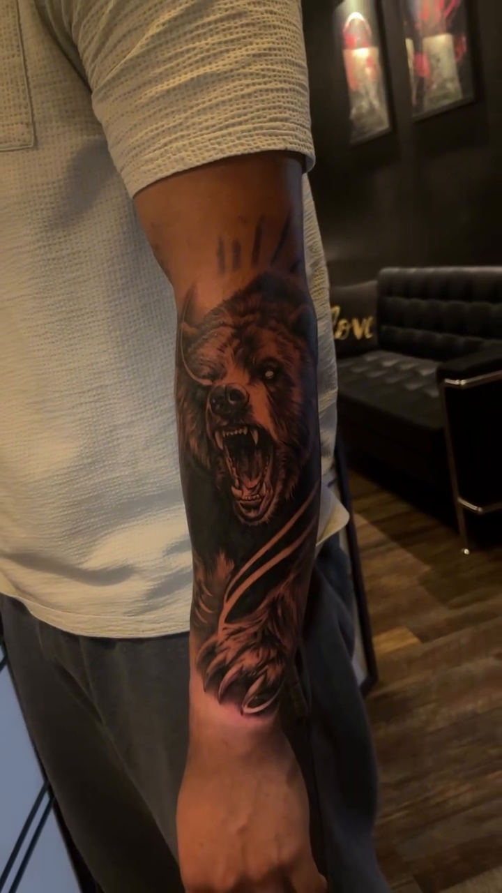 Tattoo by @tiffypxo — realism, black_and_grey