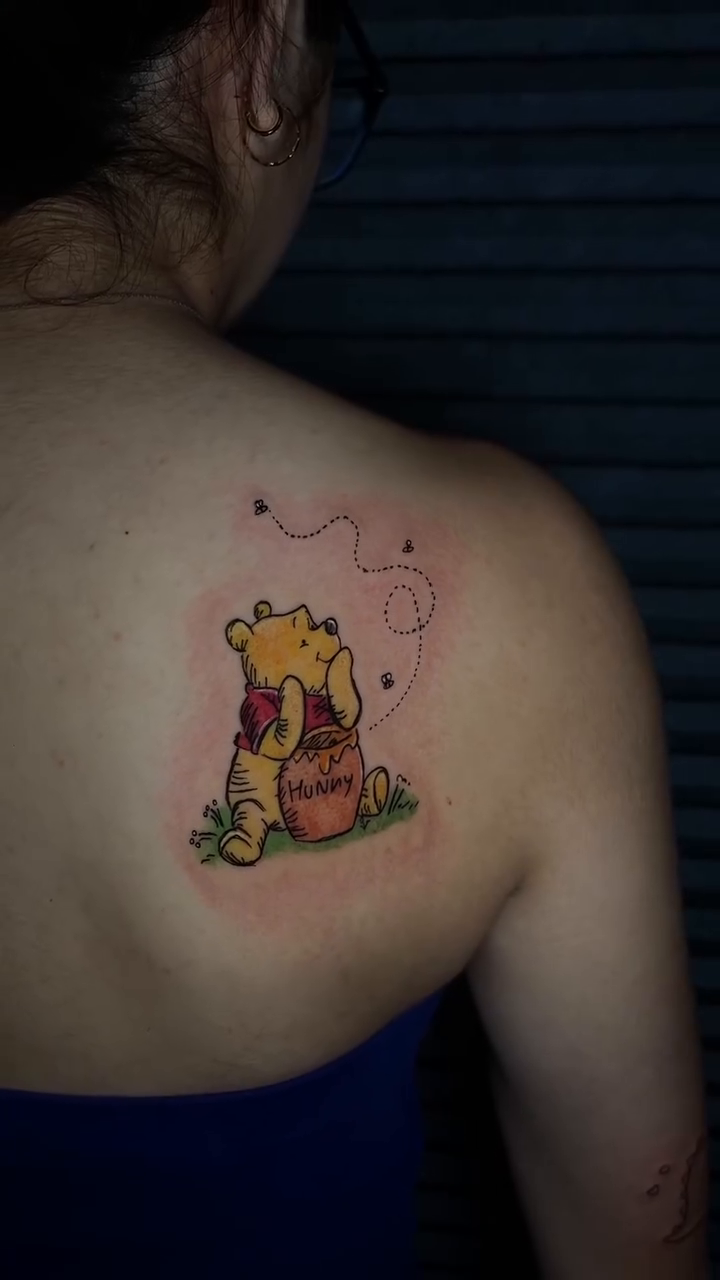 Tattoo by @casketdoodles — anime