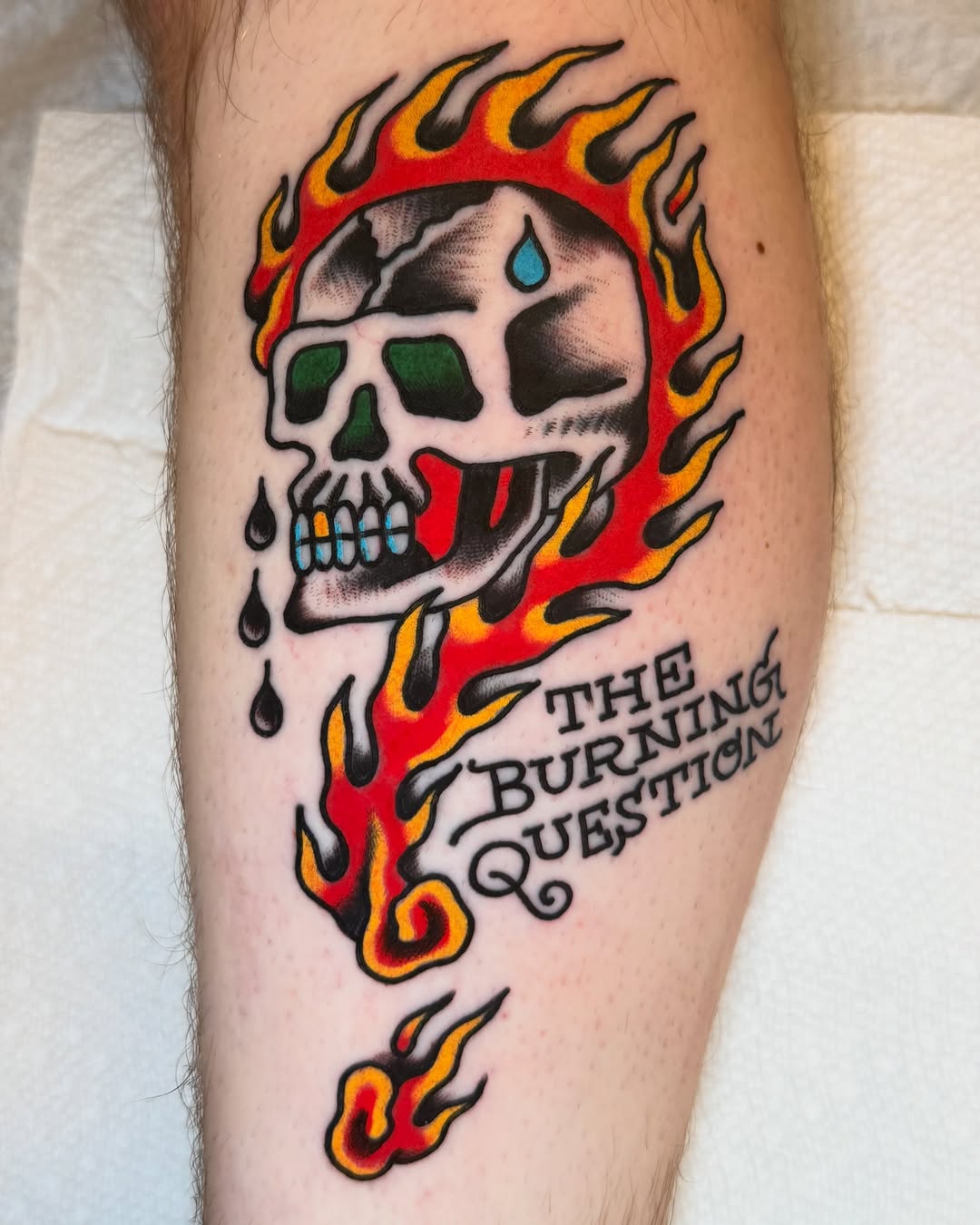 Tattoo by @rizzotattoos — american_traditional, lettering_script