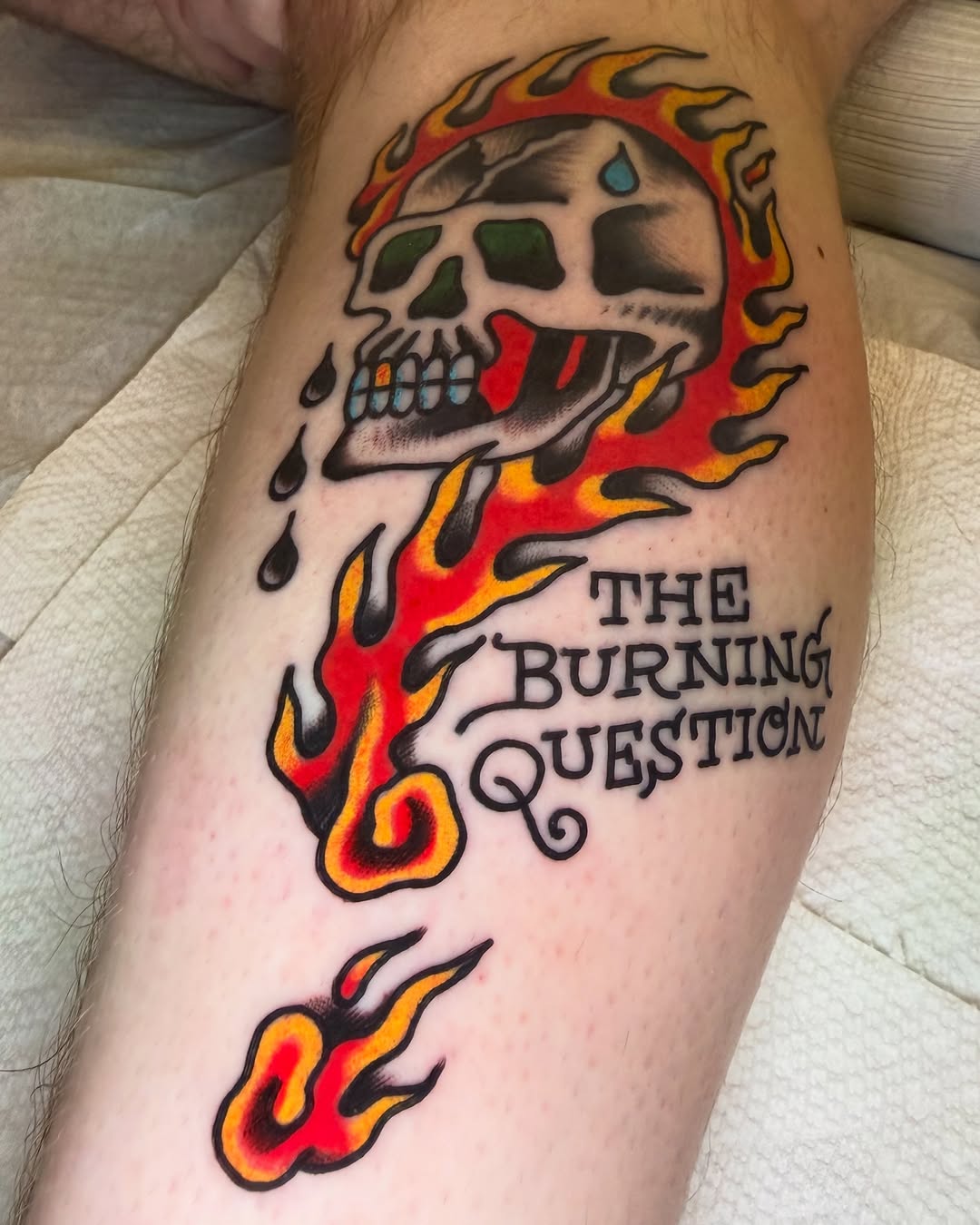 Tattoo by @rizzotattoos — american_traditional, lettering_script