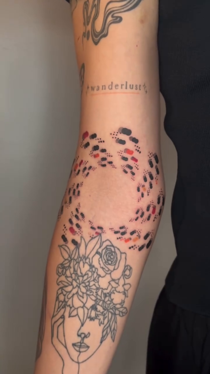 Tattoo by @abigailtattoos β fine_line, black_and_grey