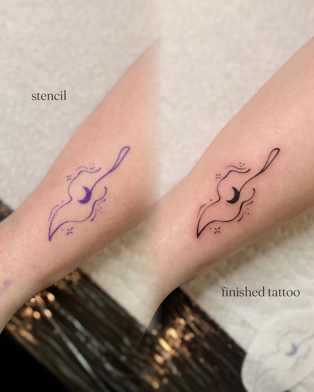 Tattoo by @jane_tattoo.yeg โ fine_line, minimalist