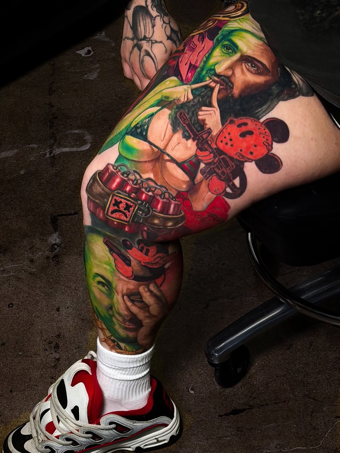 Tattoo by @alias.zala.tattoo — realism, trash_polka
