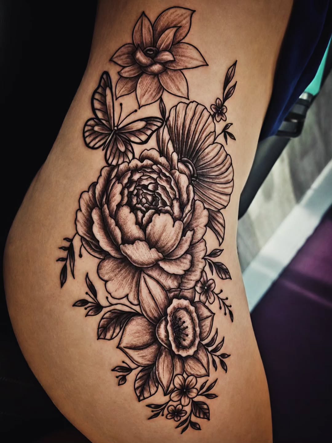 Tattoo by @midnight.panda.ink — black_and_grey, realism