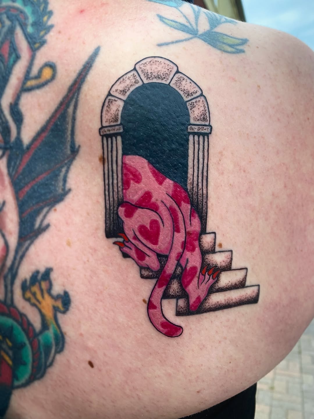 Tattoo by @bloodmilkandhoney — new_school