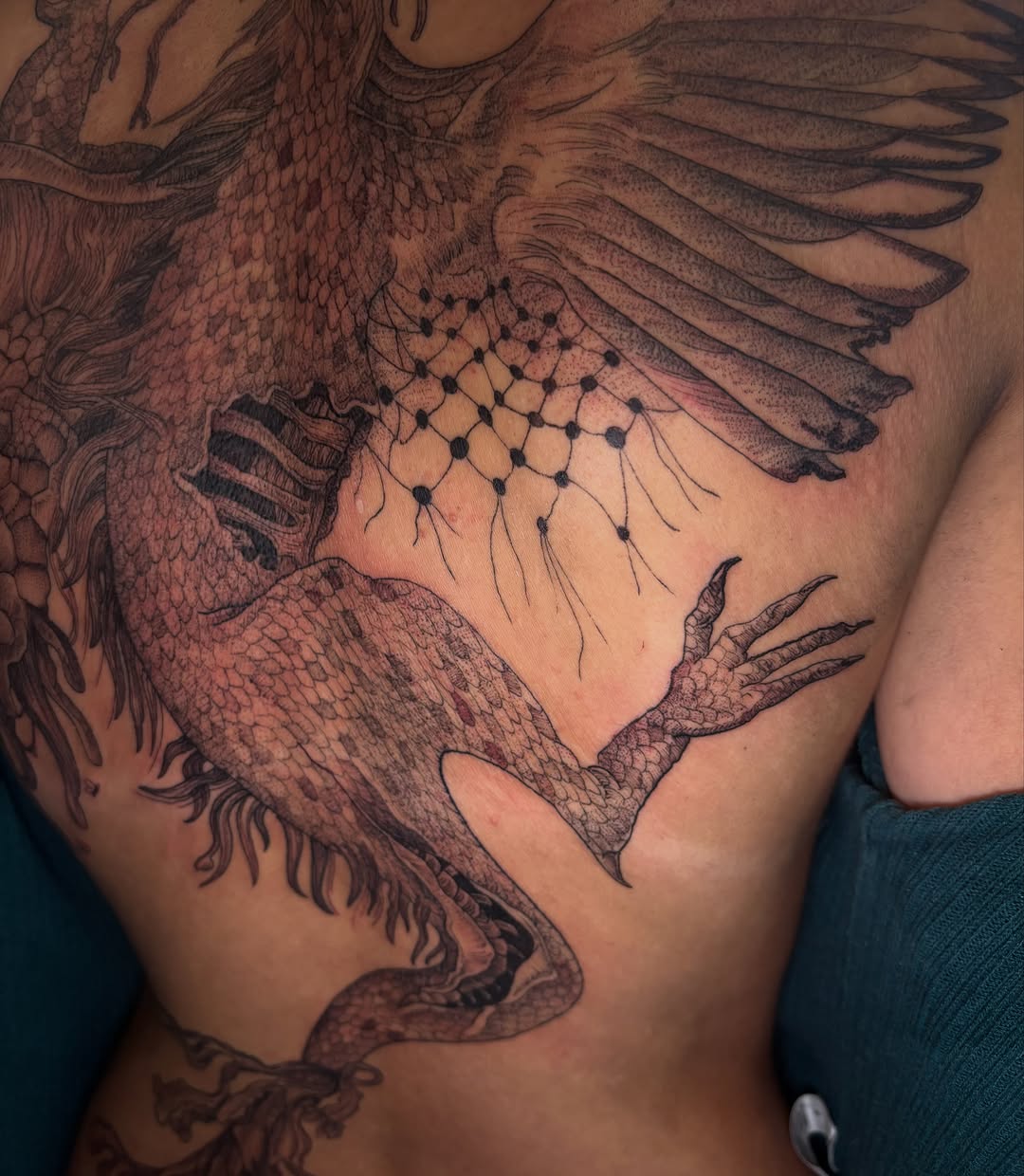 Tattoo by @beckiwilson — black_and_grey, illustrative
