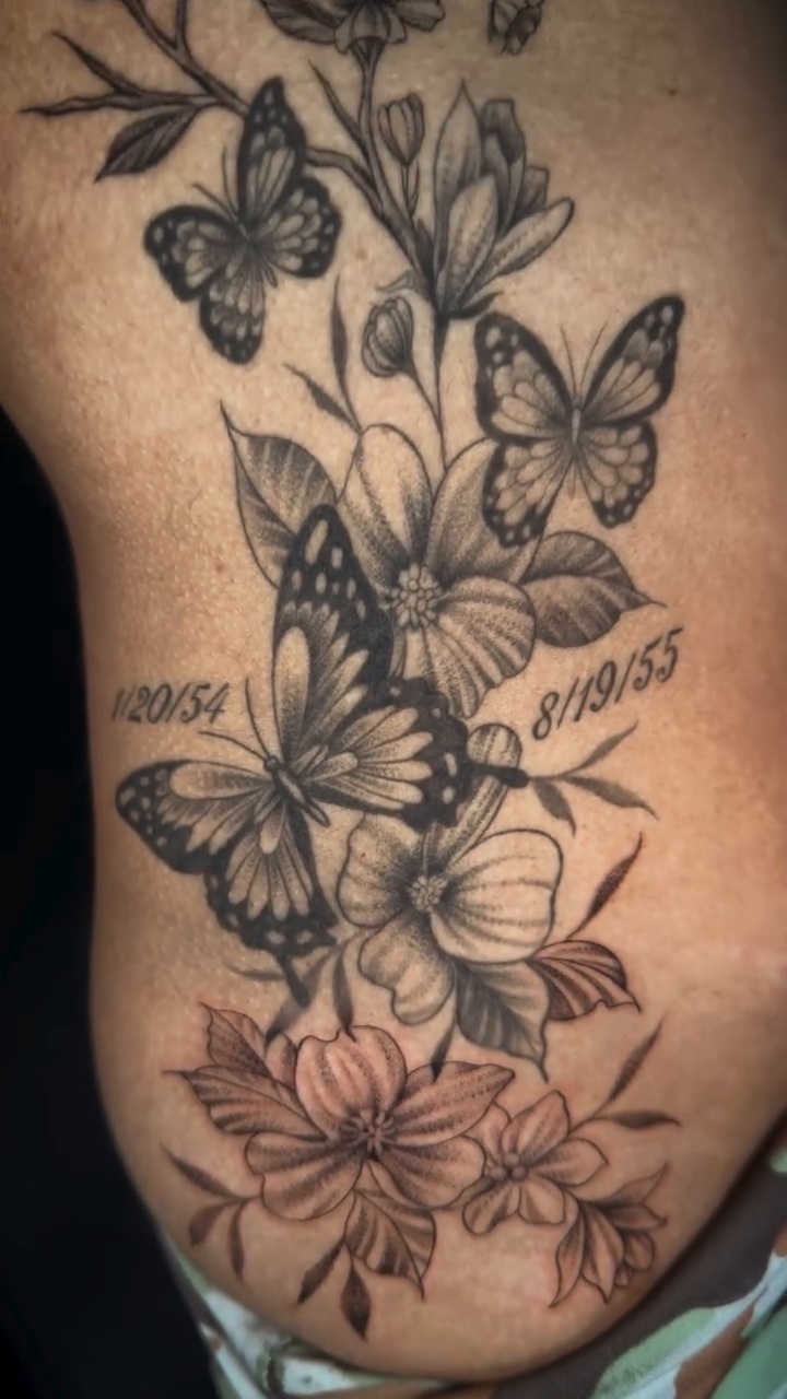 Tattoo by @demonica_ink666 — fine_line, black_and_grey