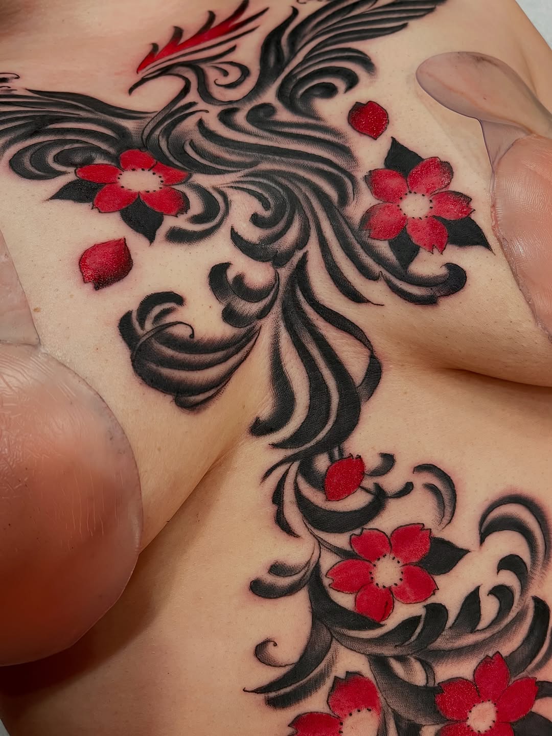 Tattoo by @alexgarcia077gmailcom — japanese_irezumi, black_and_grey