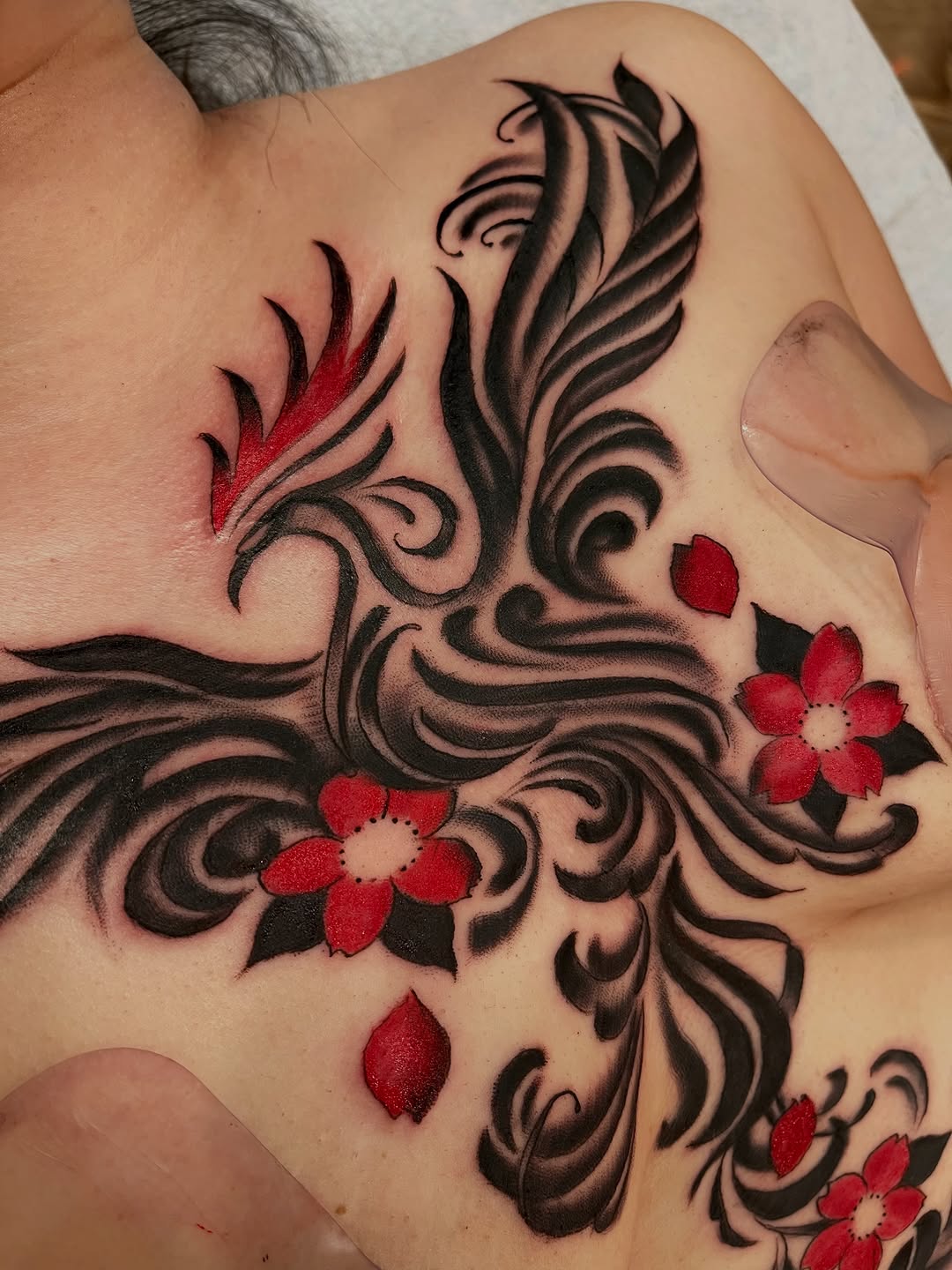 Tattoo by @alexgarcia077gmailcom — japanese_irezumi, black_and_grey