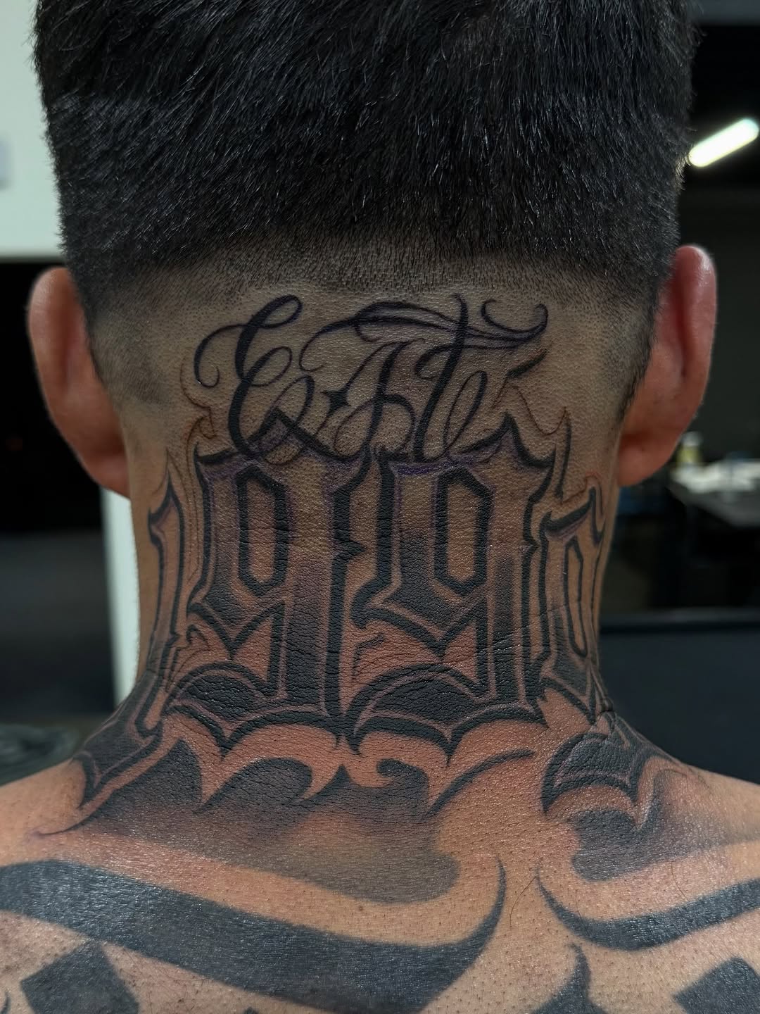 Tattoo by @tattoo_isaac562 โ lettering_script, chicano