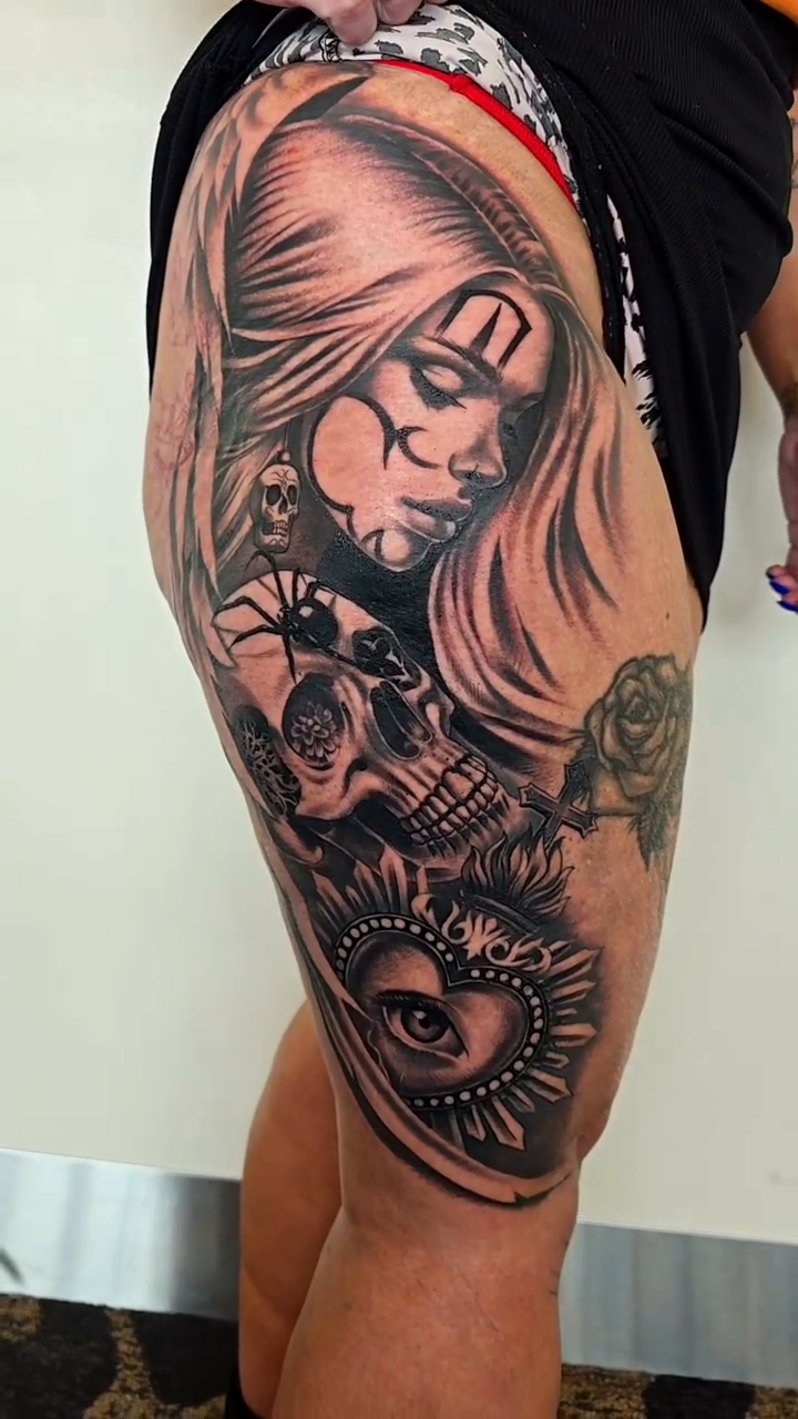 Tattoo by @tattoos.by.rey — black_and_grey, realism