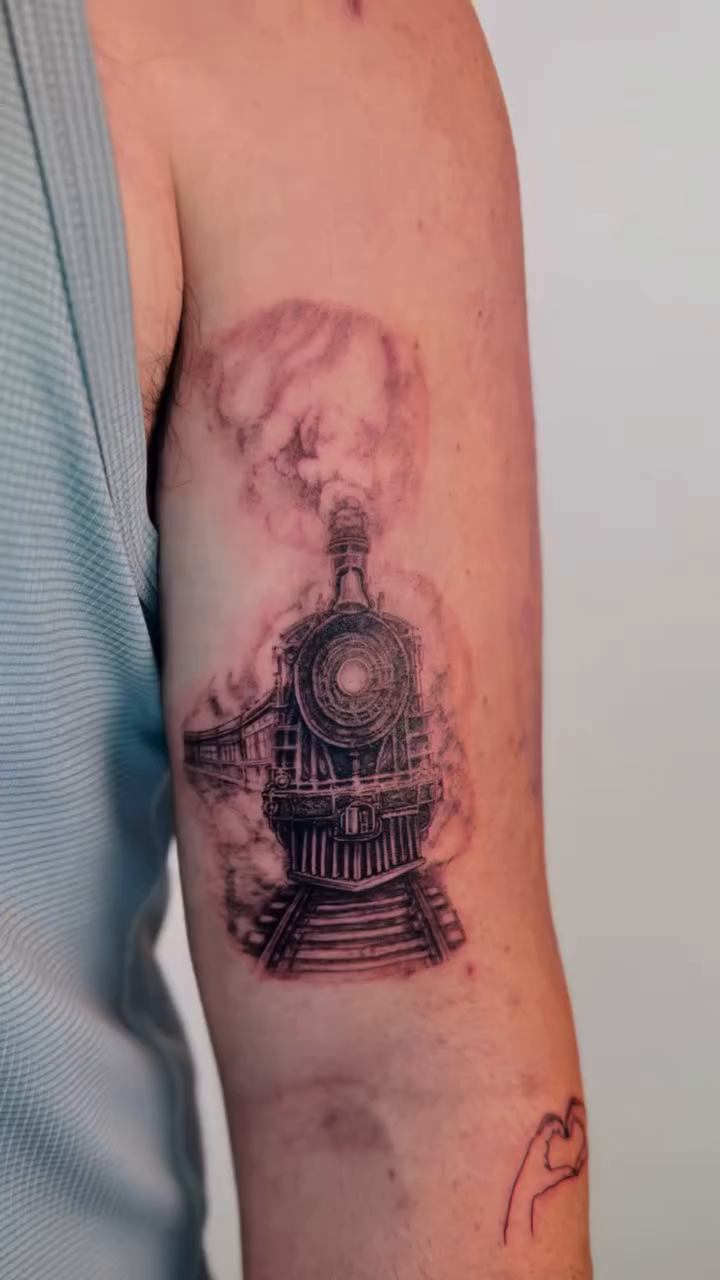 Tattoo by @yuri.tattooist — black_and_grey, realism