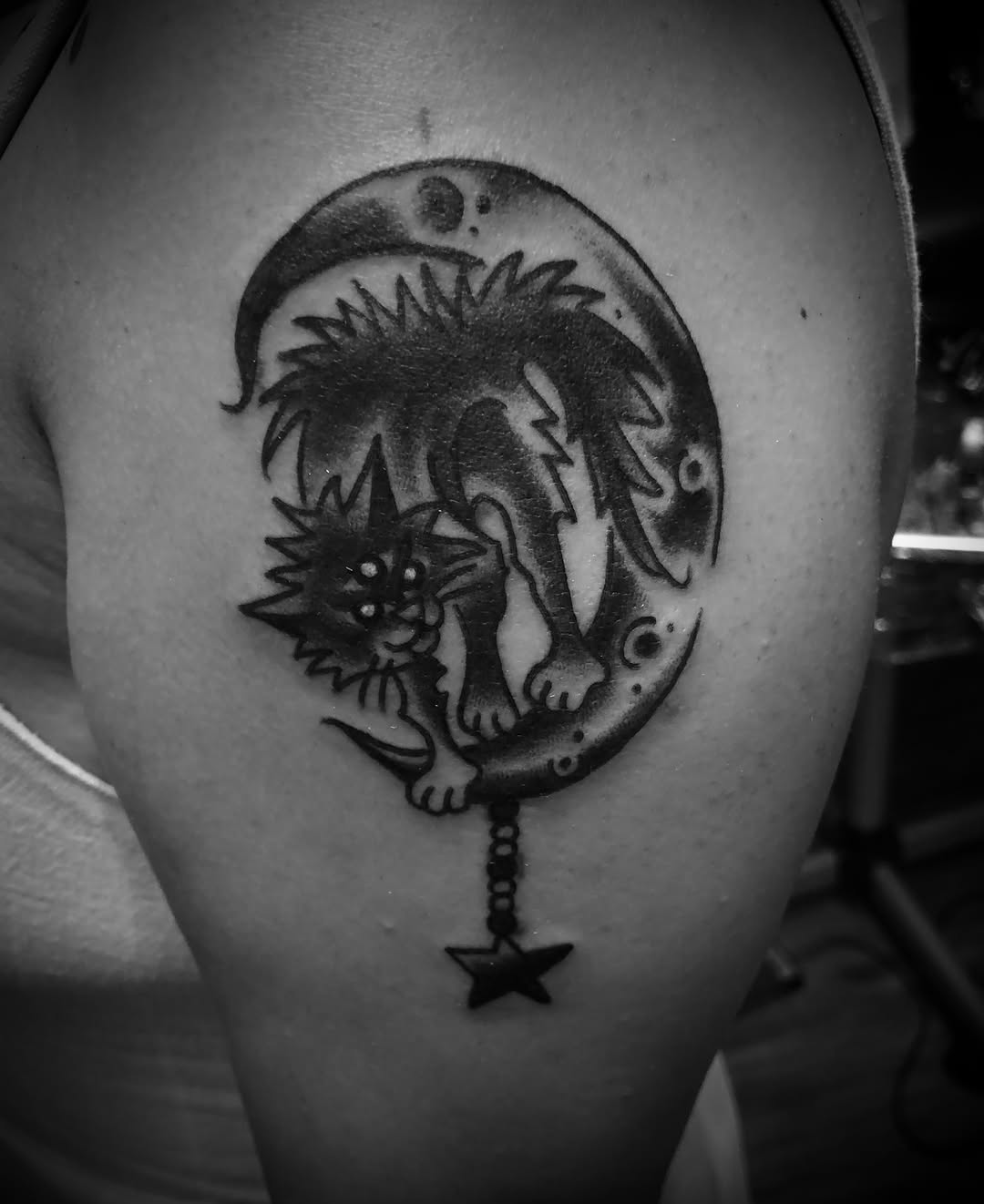 Tattoo by @marble_tattoos — american_traditional, black_and_grey