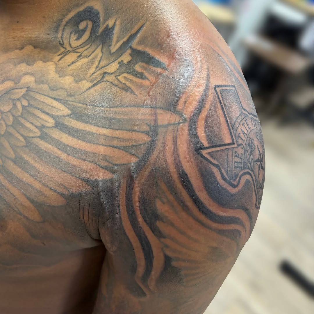 Tattoo by @tattoosbyalexander — black_and_grey, realism