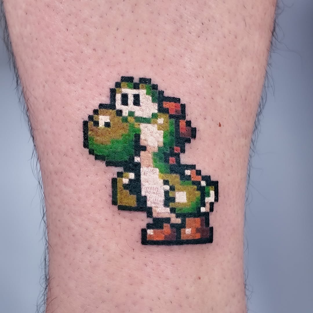 Tattoo by @mrpixel.tattooer β anime