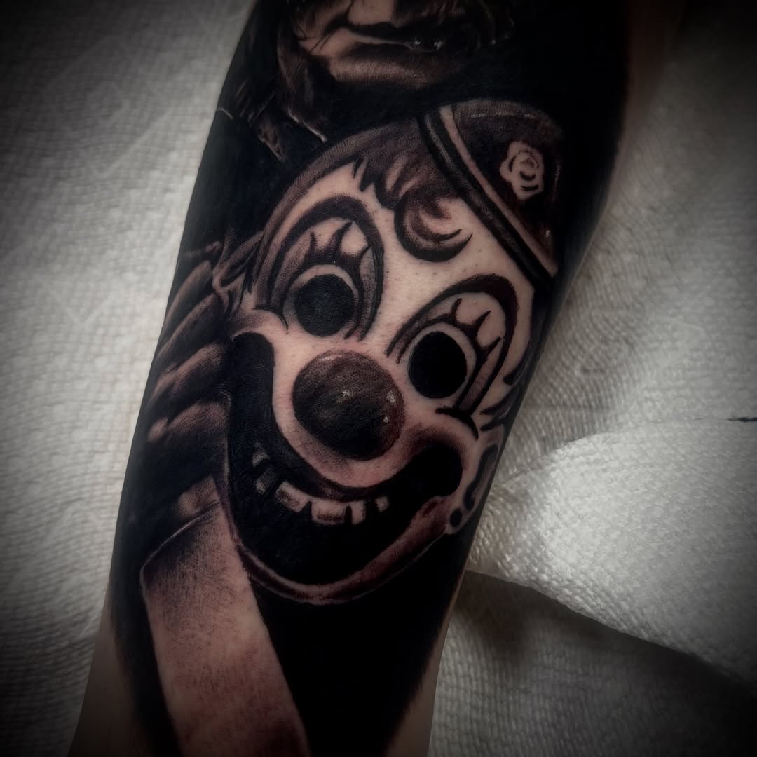 Tattoo by @eastofnoir — dark_realism, black_and_grey